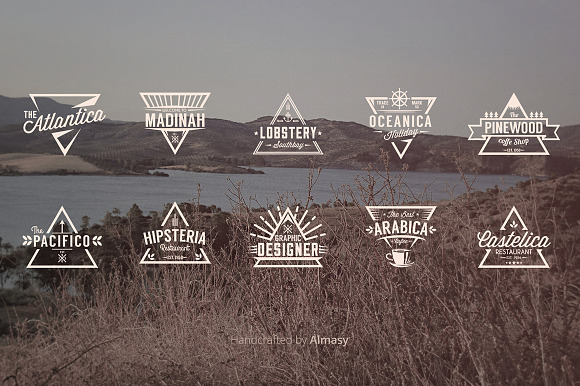 Triangle Badges Vol.1 in Logo Templates - product preview 1