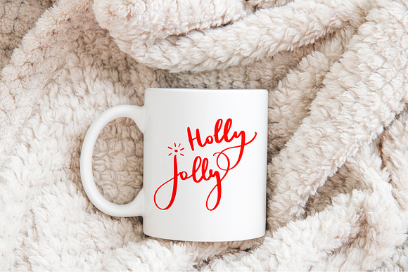 Christmas set. Patterns & lettering in Objects - product preview 3