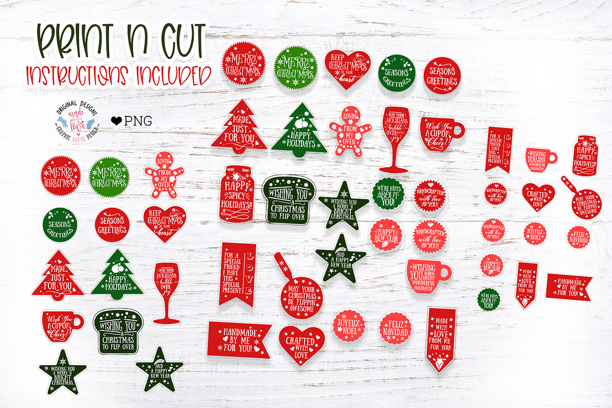 Christmas Tags and Labels in Illustrations - product preview 8