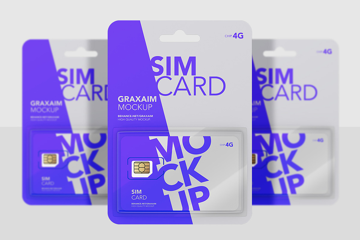 SIM Card Packing - Mockup in Product Mockups - product preview 8
