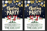 Christmas Party Flyer Template PSD