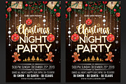 Christmas Night Party Flyer Template