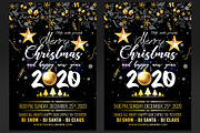 Christmas And Happy New Year Flyer