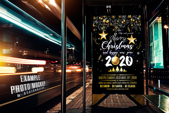 Christmas And Happy New Year Flyer in Flyer Templates - product preview 2