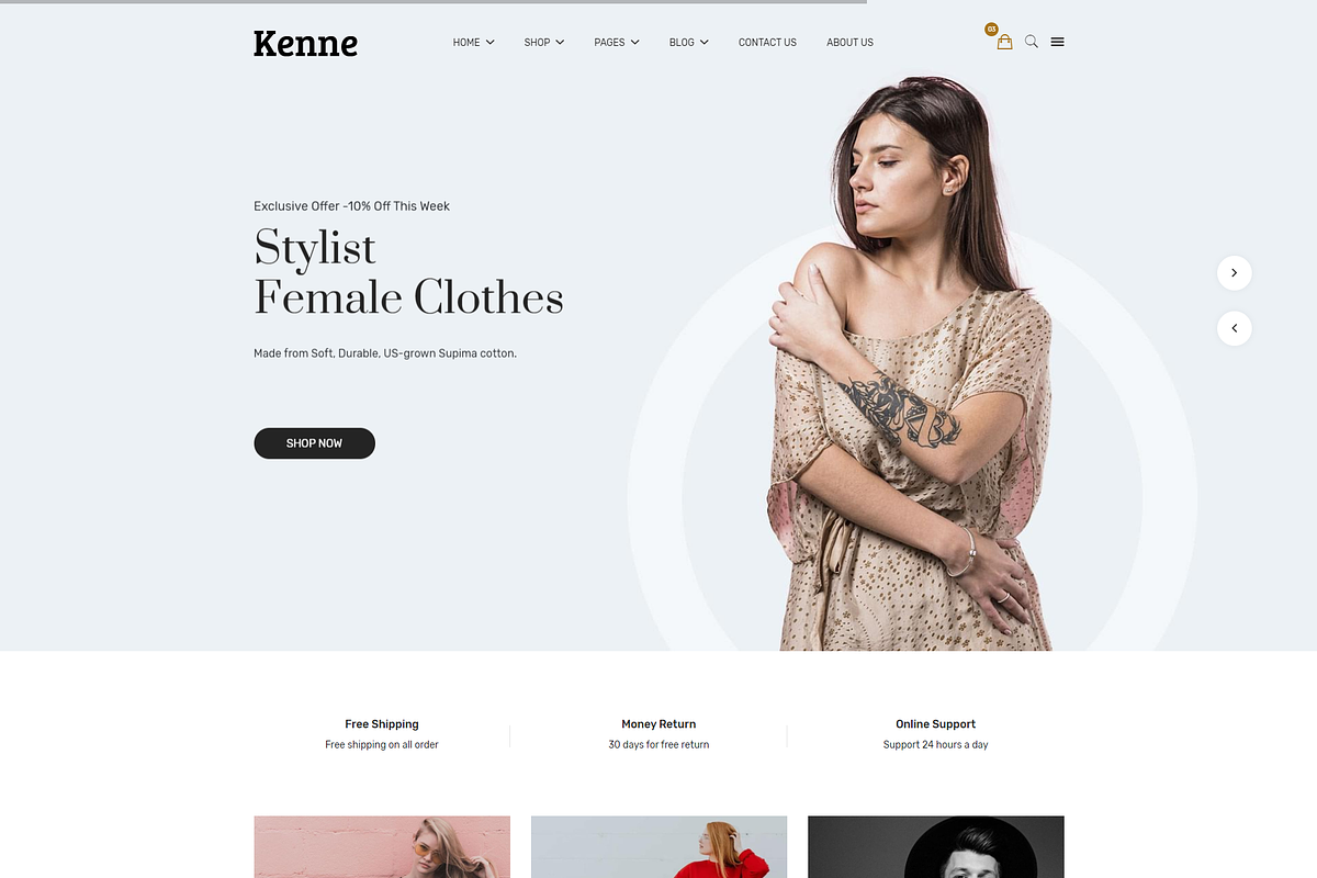 Kenne - Fashion Store HTML Template in Bootstrap Themes - product preview 8