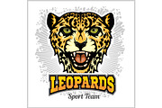 Leopards Head - Mascot Emblem for