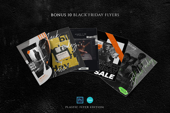 PS & CANVA BLACK FRIDAY Social Media in Instagram Templates - product preview 6