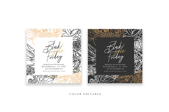 BUNDLE Black Friday Promotional Pack in Instagram Templates - product preview 10