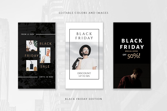 BUNDLE Black Friday Promotional Pack in Instagram Templates - product preview 13