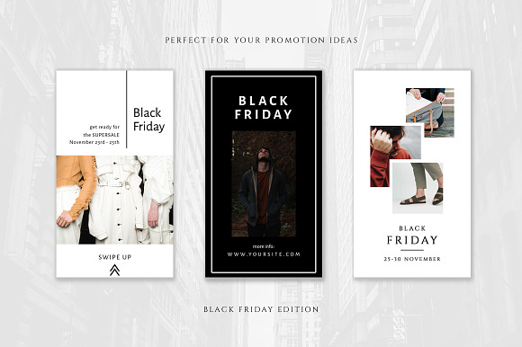 BUNDLE Black Friday Promotional Pack in Instagram Templates - product preview 14