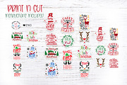 Cute Christmas Print n Cut Stickers