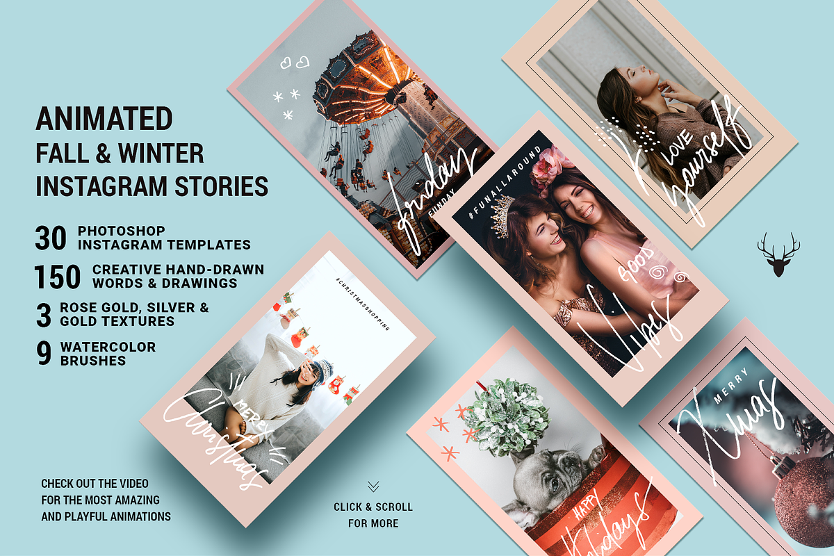 Black Friday Entire Store Bundle in Social Media Templates - product preview 27