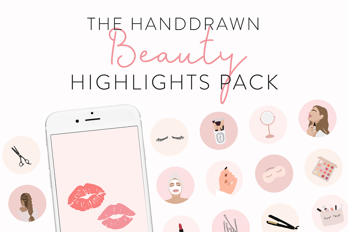 Beauty Instagram Highlight Icons in Instagram Templates - product preview 8