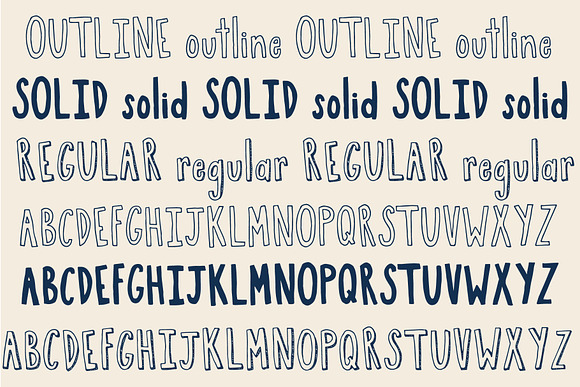 Whimsical Handwritten Font Bundle in Fonts - product preview 13