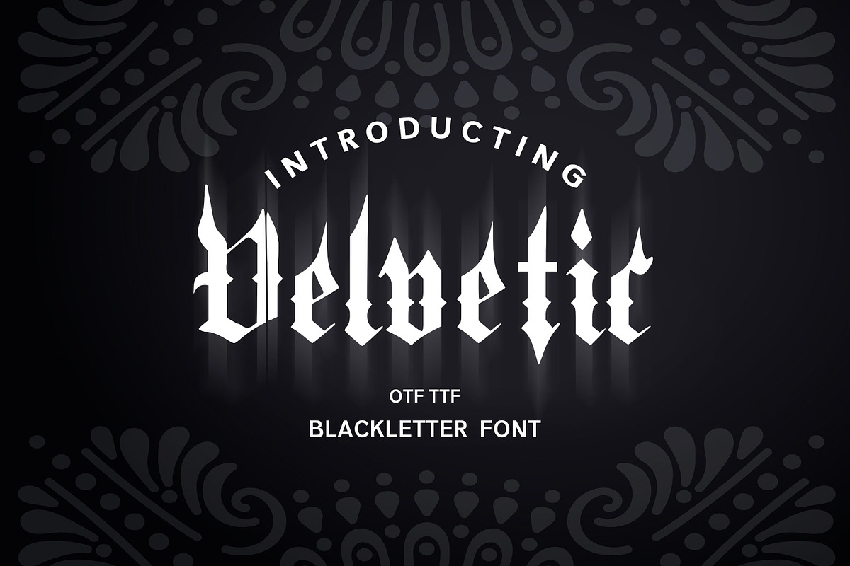 Velvetic Blackletter Font in Blackletter Fonts - product preview 8