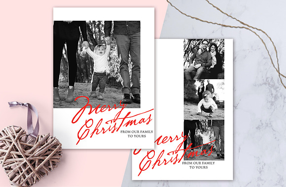 Christmas Photo Card Bundle Vol. 1 in Postcard Templates - product preview 1