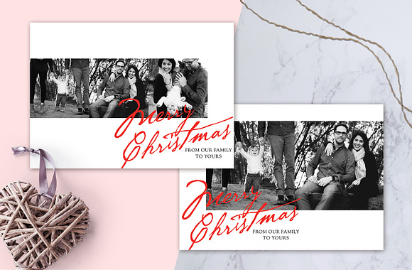 Christmas Photo Card Bundle Vol. 1 in Postcard Templates - product preview 3