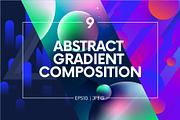 Abstract gradient composition