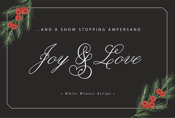 White Winter, a Christmas Script in Script Fonts - product preview 3