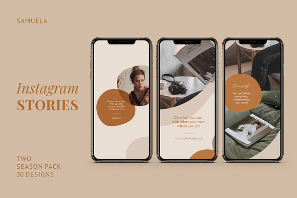 Instagram Quote Stories / Two Season in Instagram Templates - product preview 11