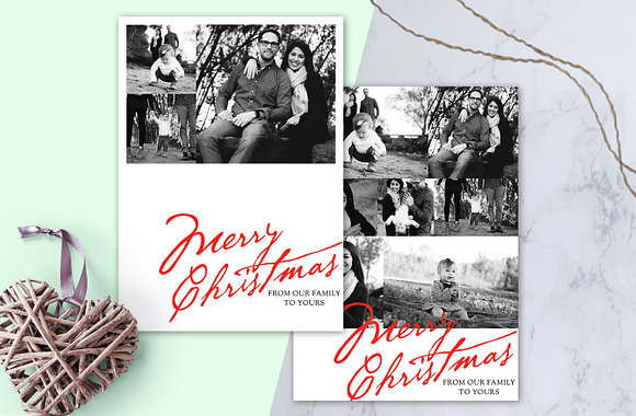 Christmas Photo Card Bundle Vol. 2 in Postcard Templates - product preview 1