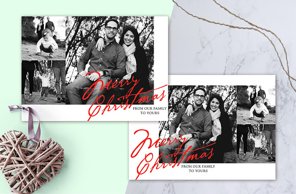 Christmas Photo Card Bundle Vol. 2 in Postcard Templates - product preview 4