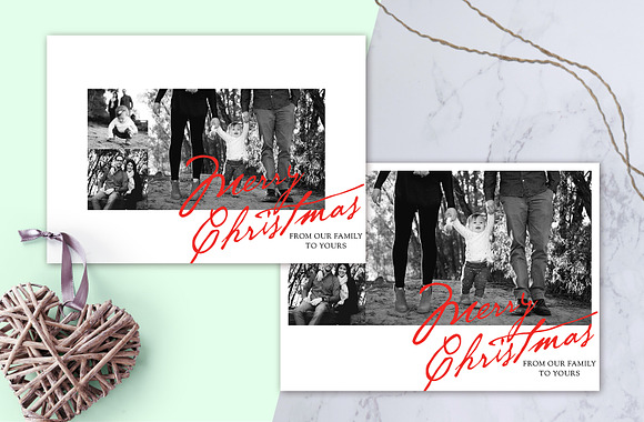 Christmas Photo Card Bundle Vol. 2 in Postcard Templates - product preview 5