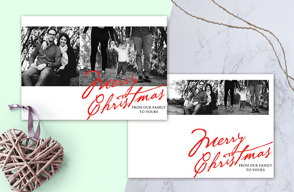 Christmas Photo Card Bundle Vol. 2 in Postcard Templates - product preview 6