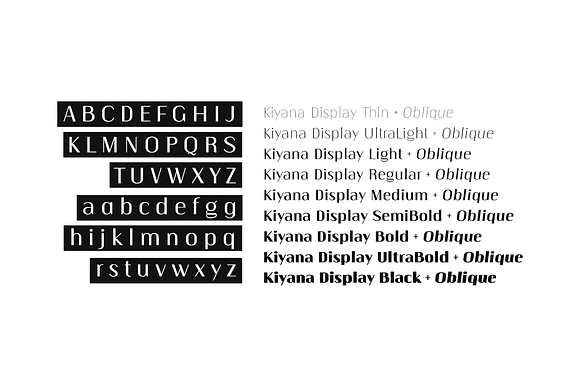 Kiyana | Display Sans Font Family in Sans-Serif Fonts - product preview 3