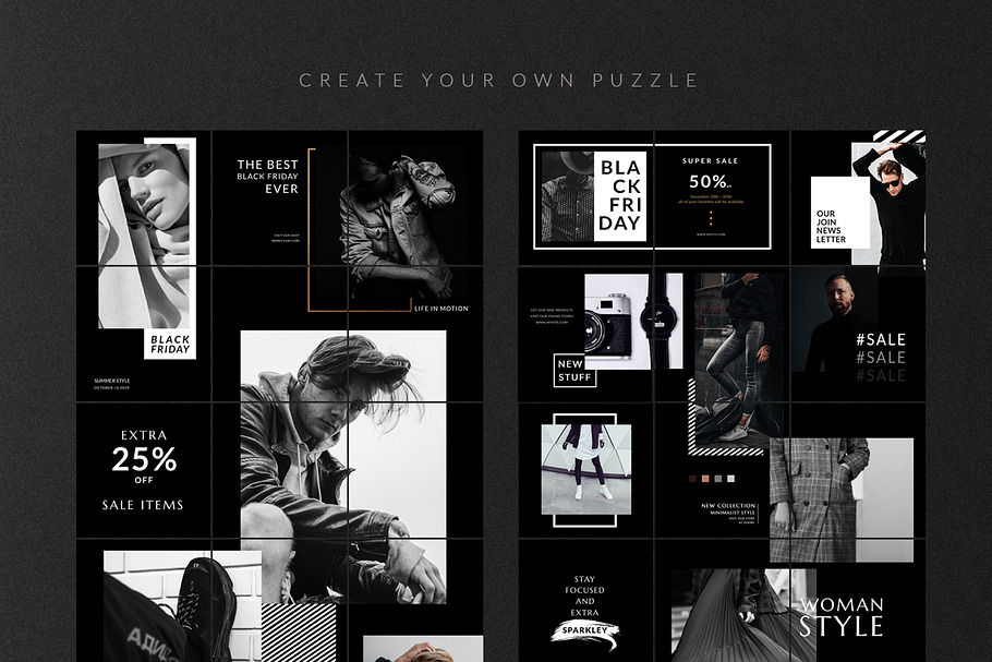 Puzzle Friday Instagram - Canva & PS