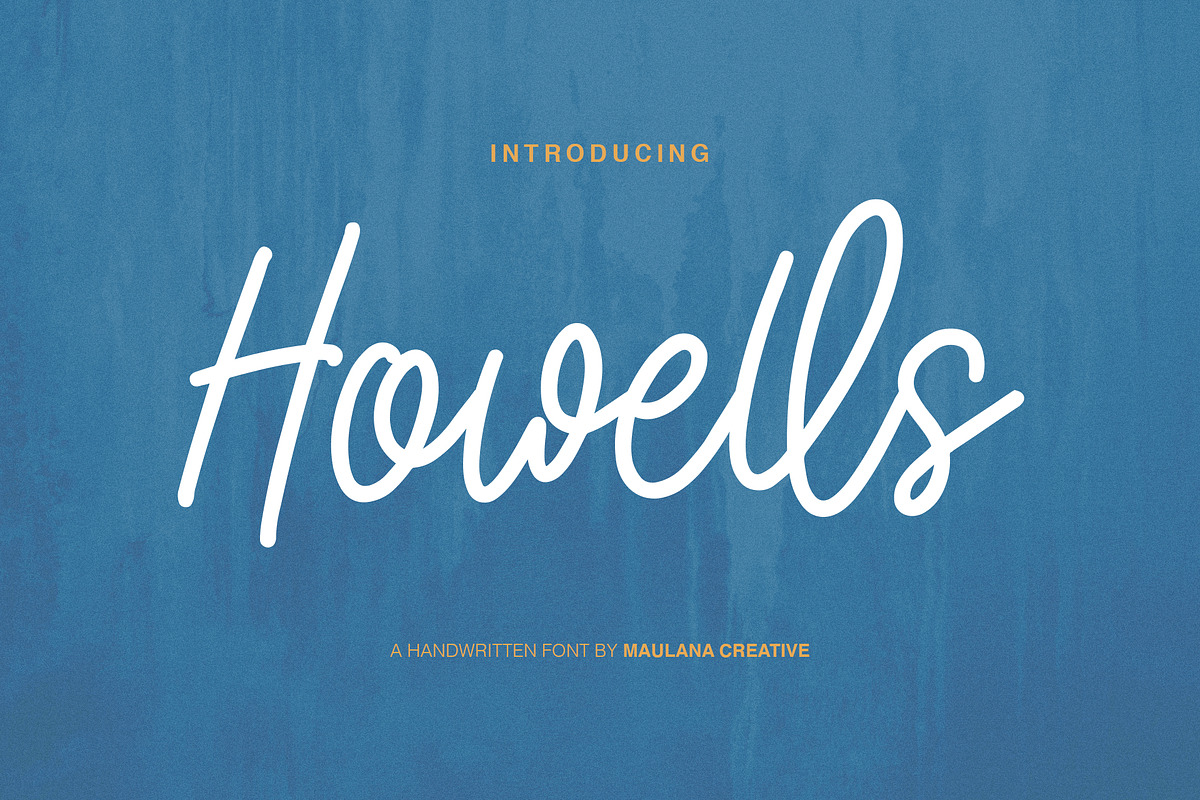 Howells Script Font in Script Fonts - product preview 8
