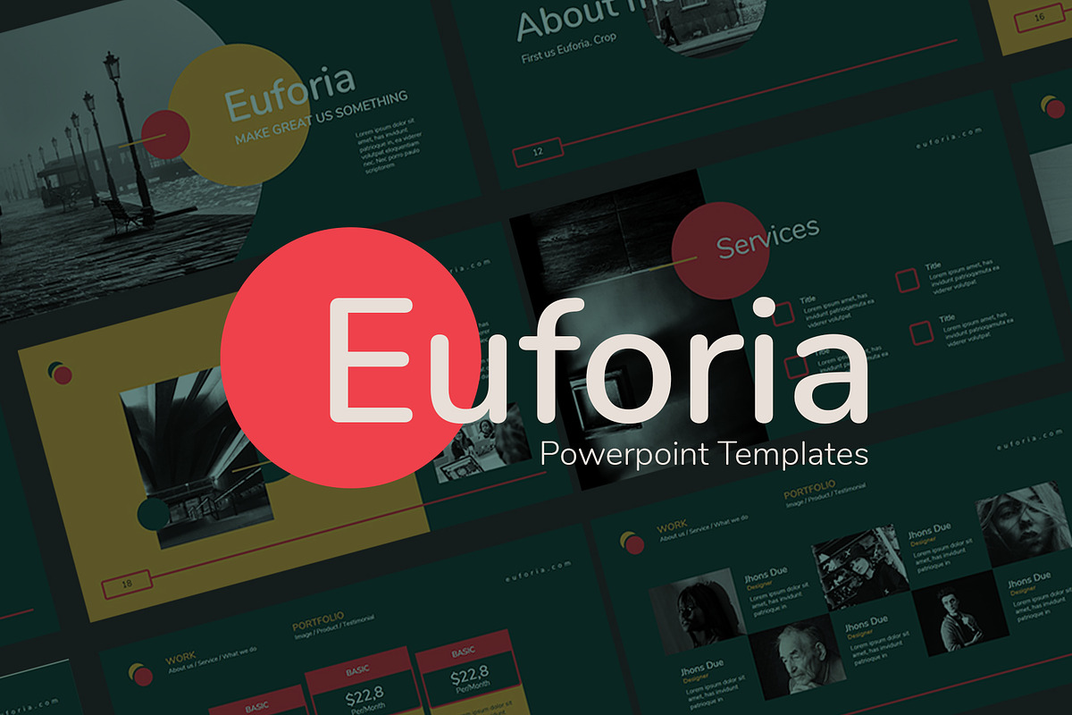 Euforia PowerPoint Templates in PowerPoint Templates - product preview 8