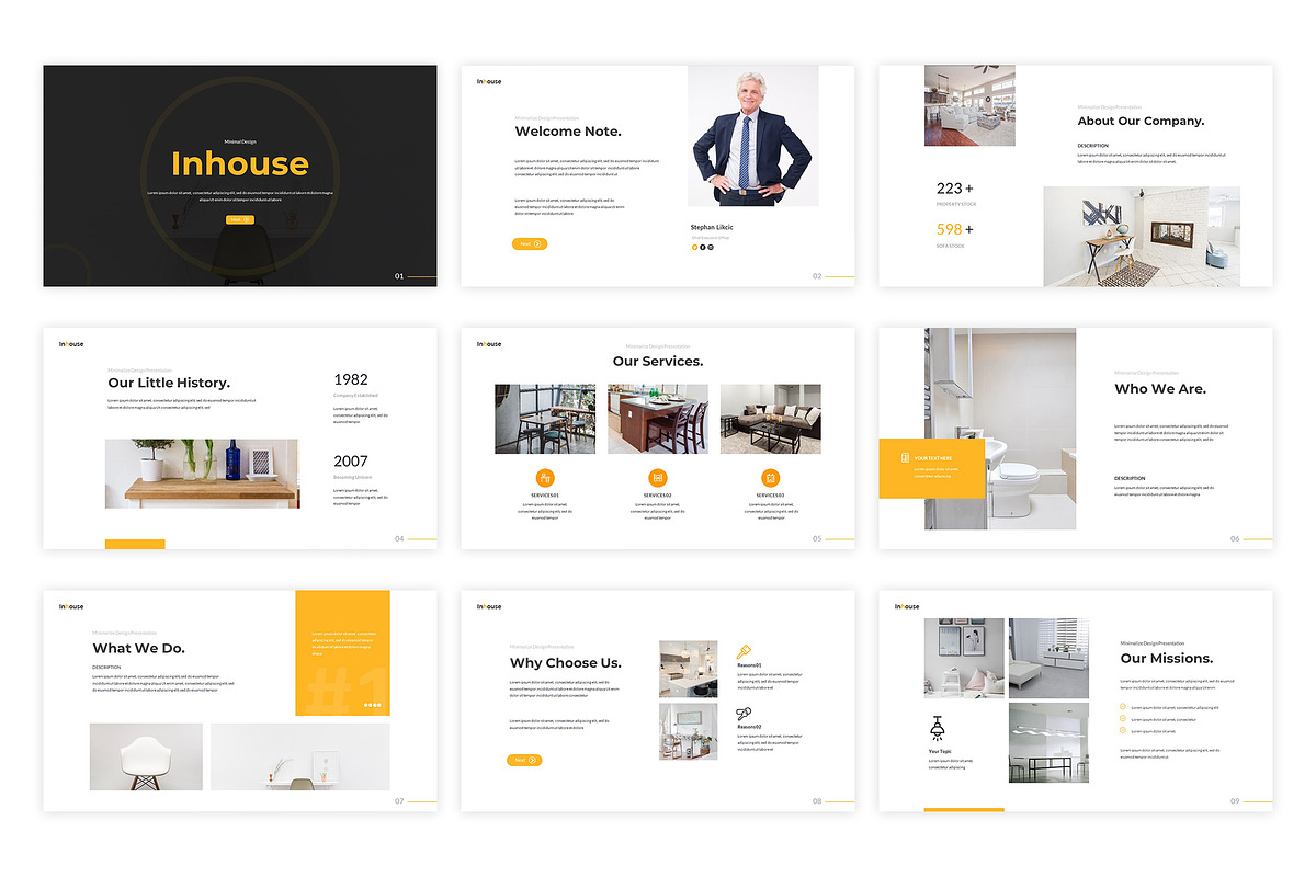 Inhouse - Powerpoint Template in PowerPoint Templates - product preview 8