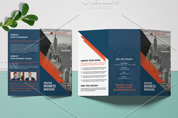 Trifold Corporate Brochure V946 in Brochure Templates - product preview 2