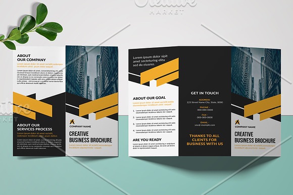 Business Trifold Brochure V947 in Brochure Templates - product preview 2