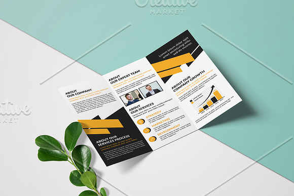 Business Trifold Brochure V947 in Brochure Templates - product preview 3