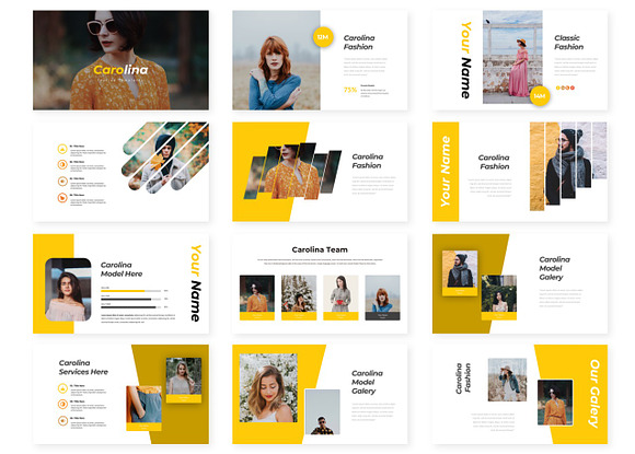 Carolina - Powerpoint Template in PowerPoint Templates - product preview 1