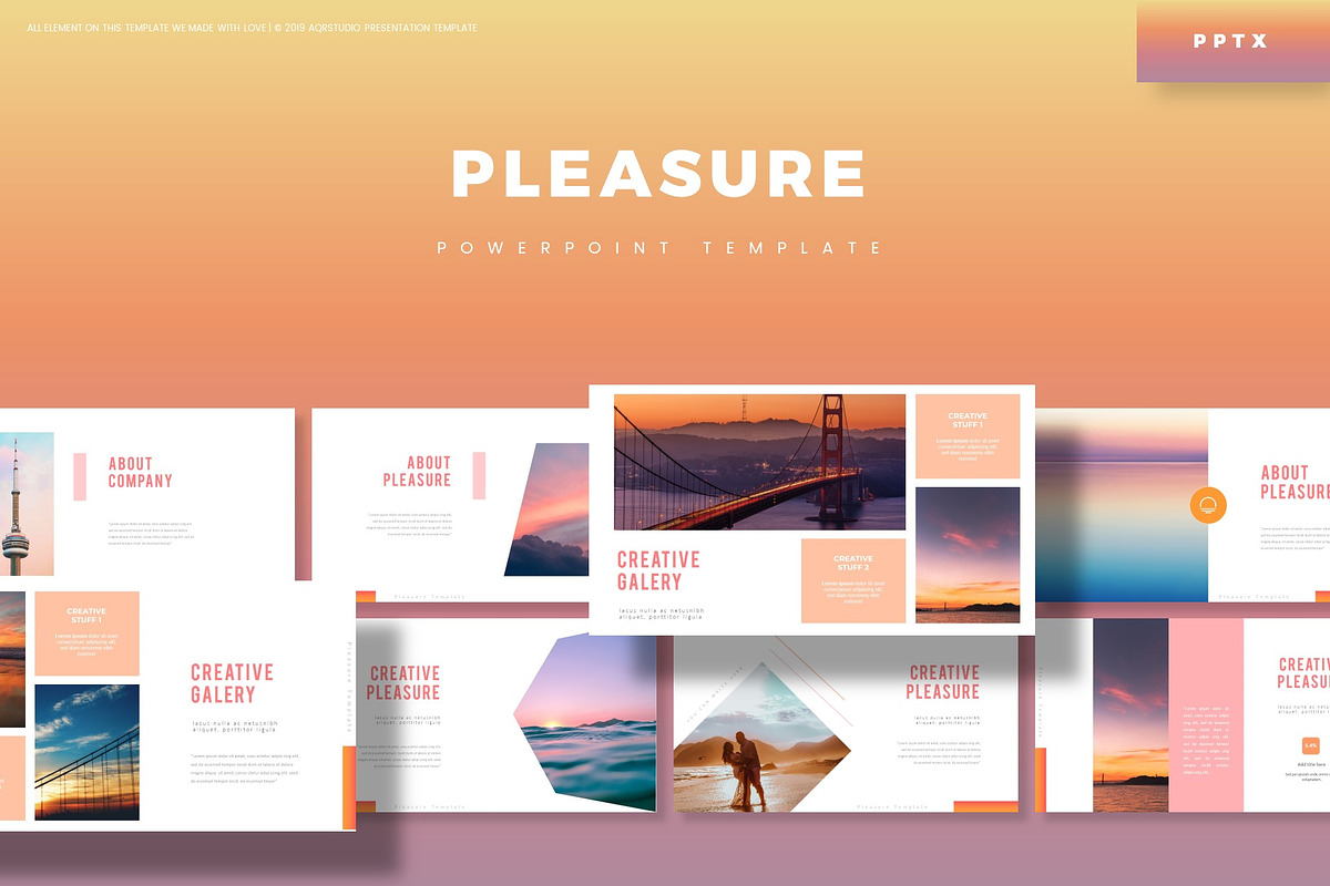 Pleasue - Powerpoint Template in PowerPoint Templates - product preview 8
