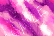 Hand Painted Bright Nebula Patterns