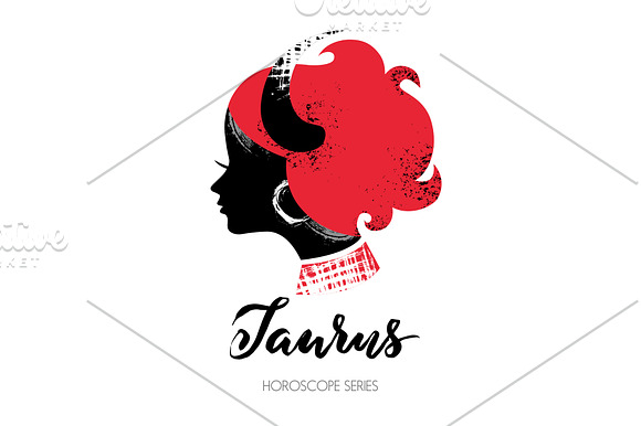 Zodiac Horoscope Women Vector Set in Illustrations - product preview 2