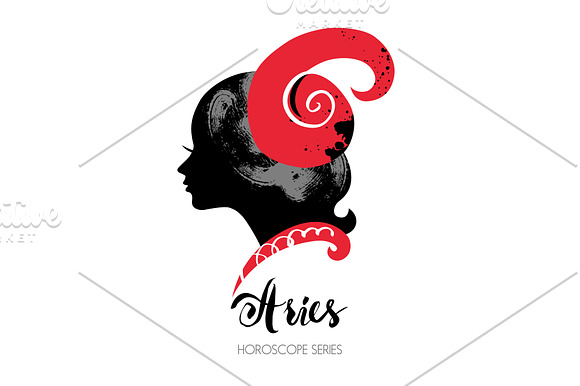 Zodiac Horoscope Women Vector Set in Illustrations - product preview 3