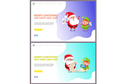Webpage Merry Christmas and Happy