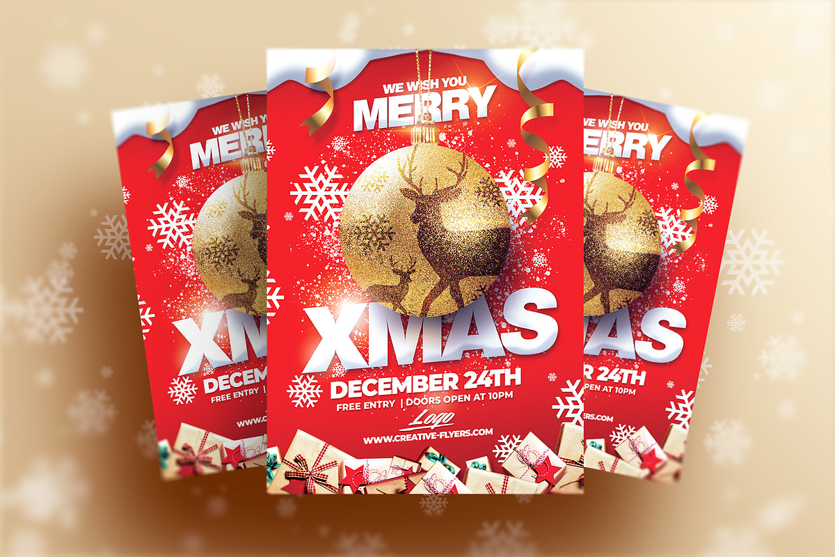 Christmas Flyer Template in Flyer Templates - product preview 8