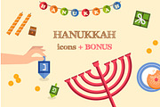 SALE! Hanukkah icons + BONUS