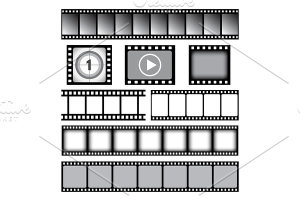 Film strip. Cinema or photo tape