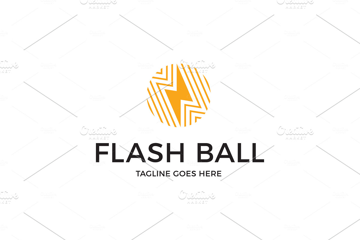 Flash Ball Logo in Logo Templates - product preview 8