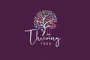 Thriving Tree Logo Template