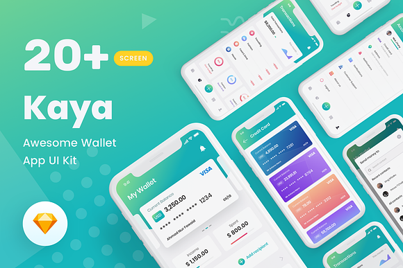 Kaya : Wallet App in App Templates - product preview 6