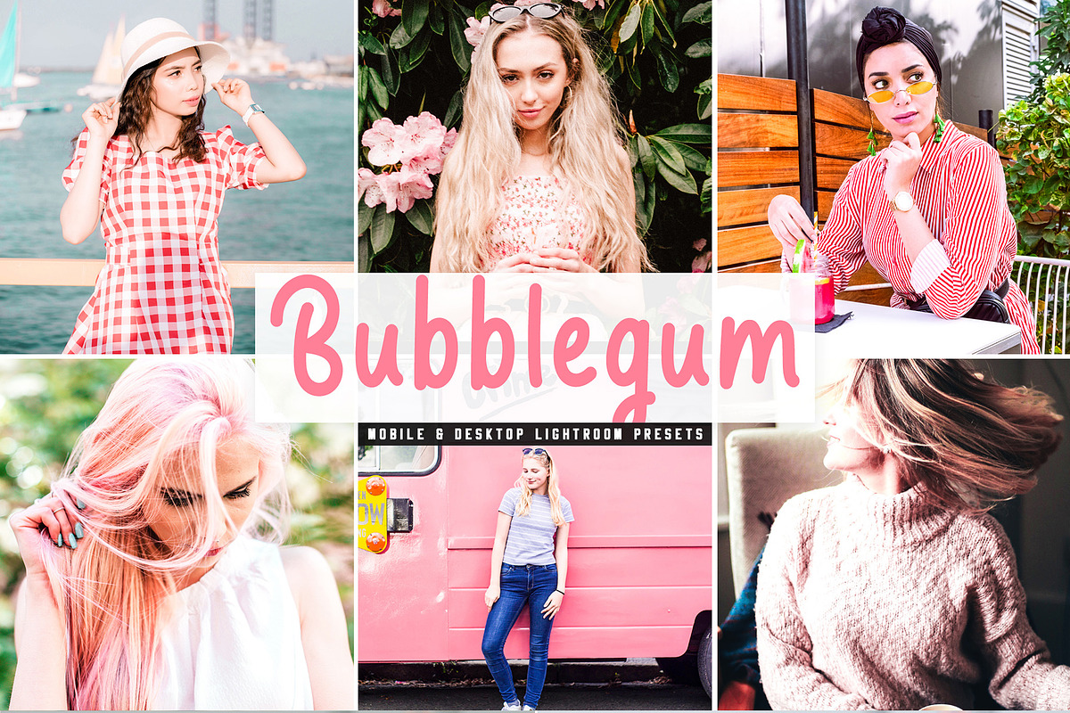Bubblegum Lightroom Presets Pack in Add-Ons - product preview 8