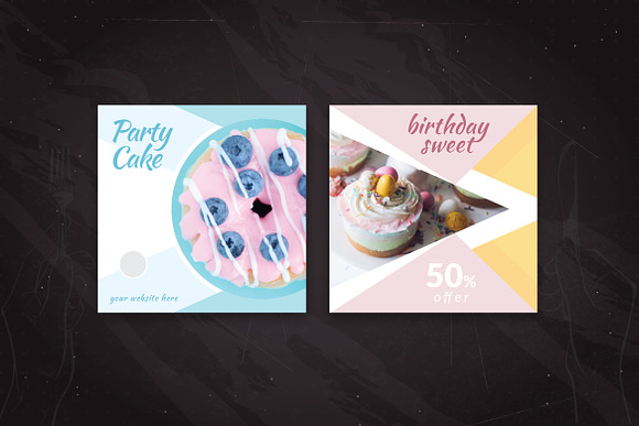 Bakery Social Media Pack in Instagram Templates - product preview 2